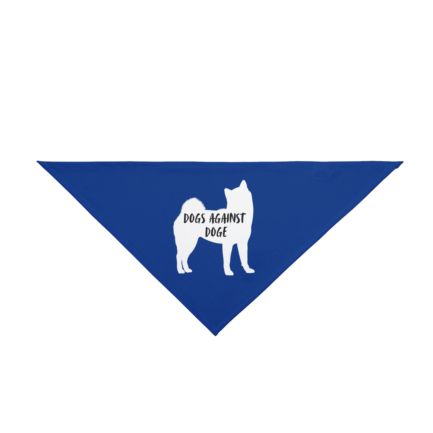 Blue Shiba Inu Dogs Against DOGE Pet Bandana