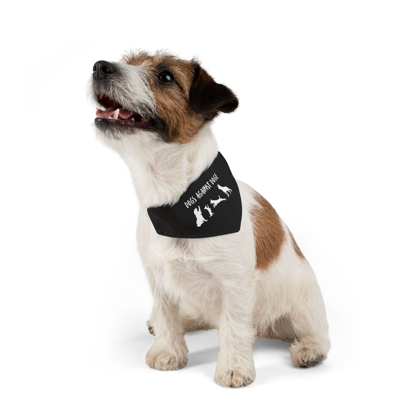 Black Dogs Against DOGE Protesting Pups Pet Bandana Collar - Stylish Accessory for Dog Lovers
