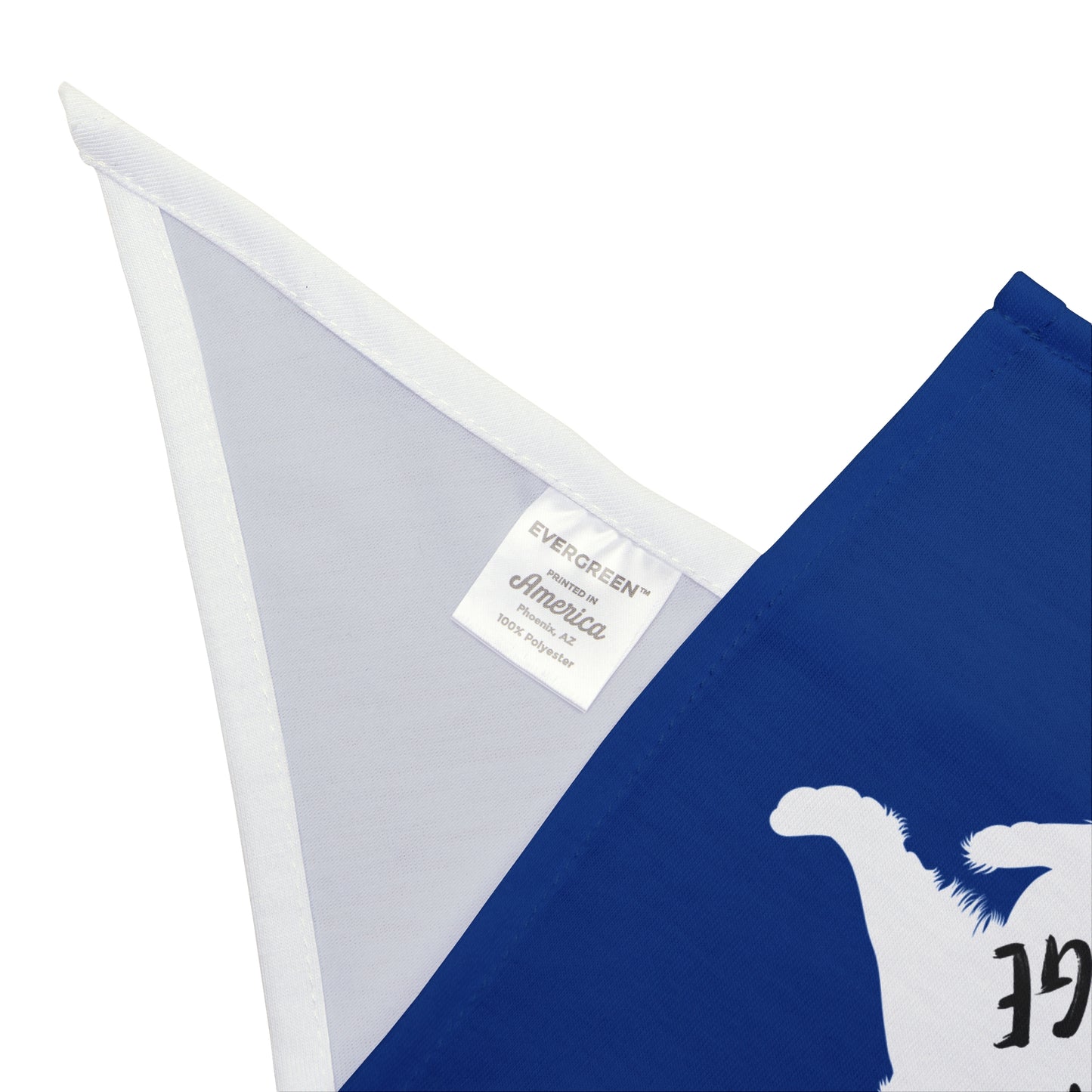 Blue Raised Paw Dogs Against DOGE Pet Bandana