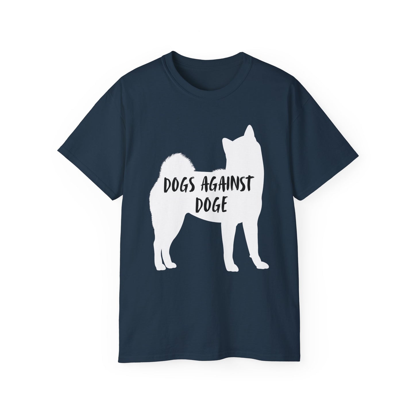 Color Edition: Unisex Shiba Inu Dogs Against DOGE Ultra Cotton Tee