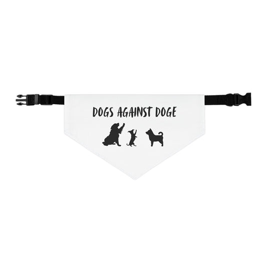 Dogs Against DOGE "Stop the DOGE" Pet Bandana Collar