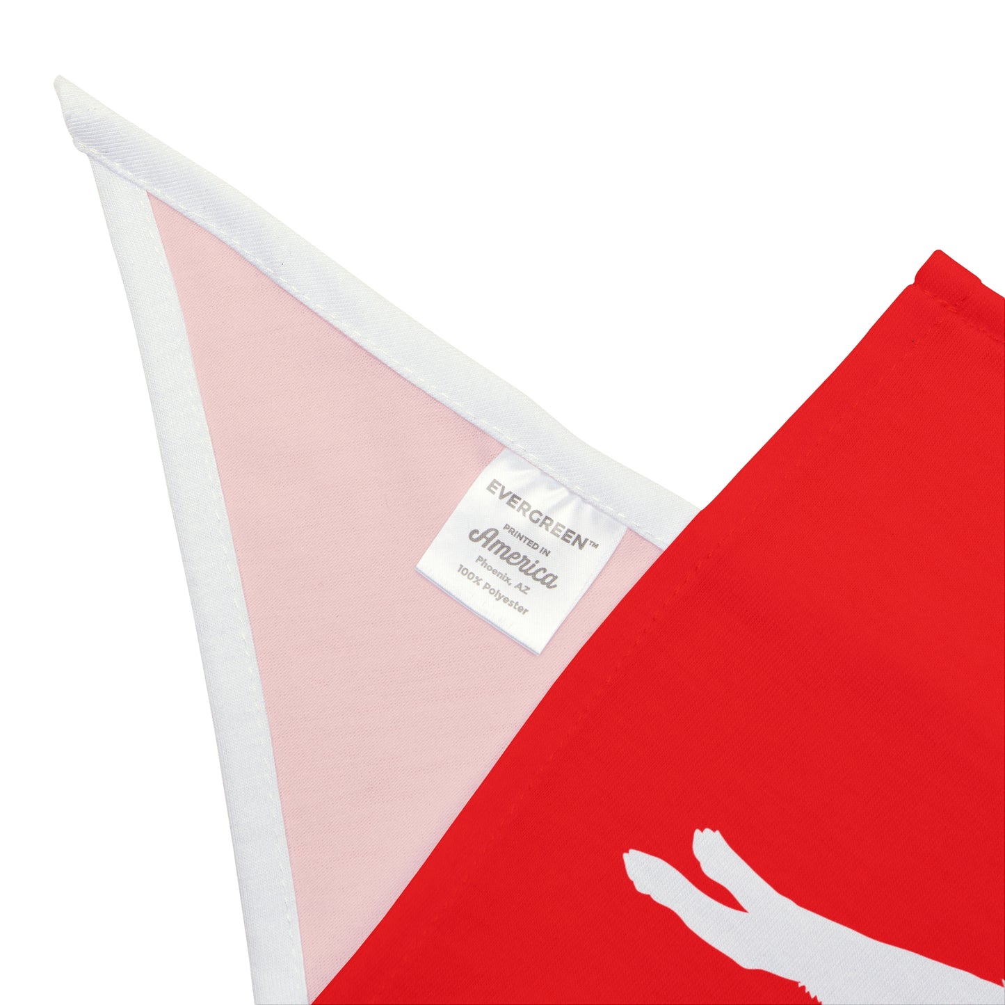 Red Lunging Pup Dogs Against DOGE Pet Bandana