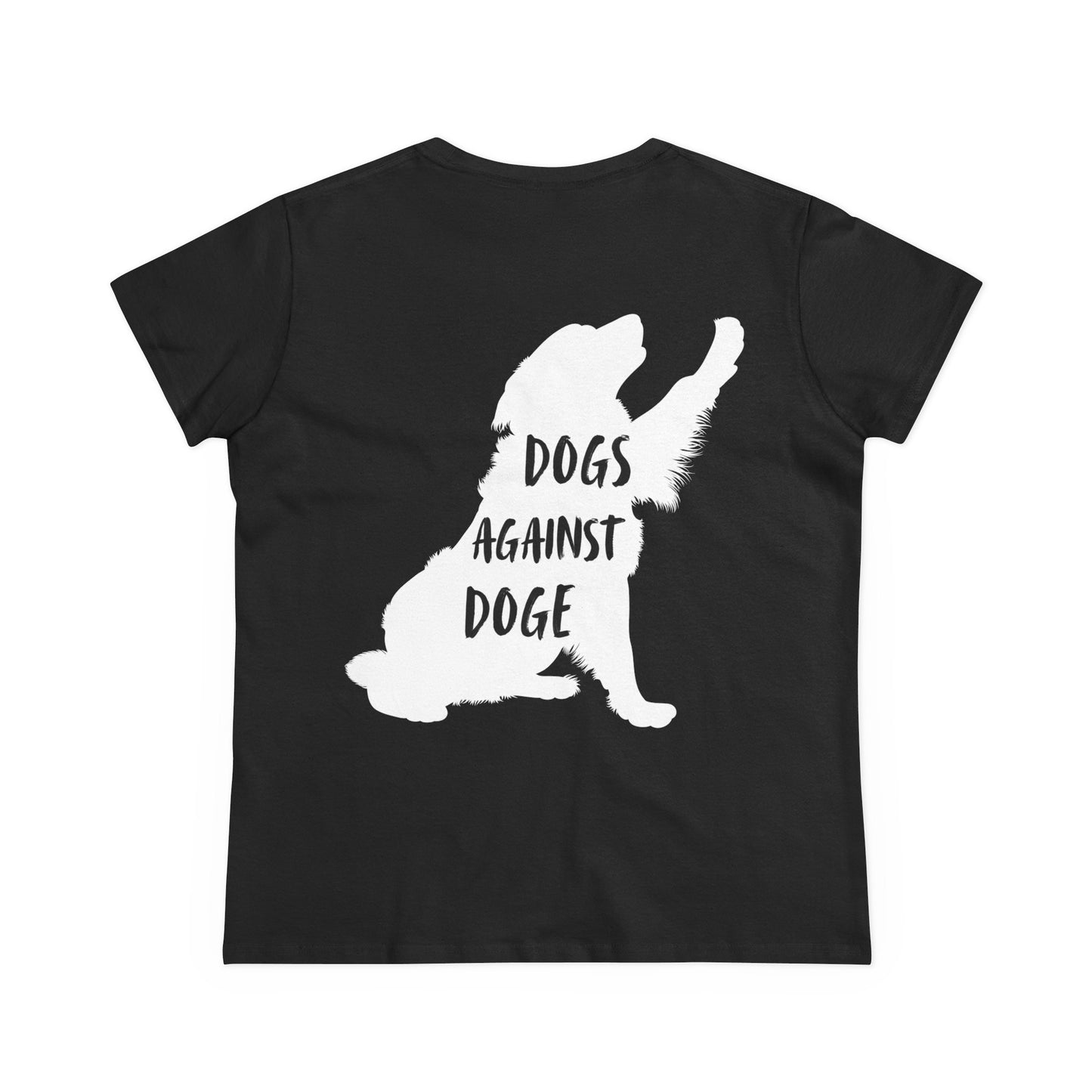 Color Edition: Women's Dogs Against DOGE Cotton Tee