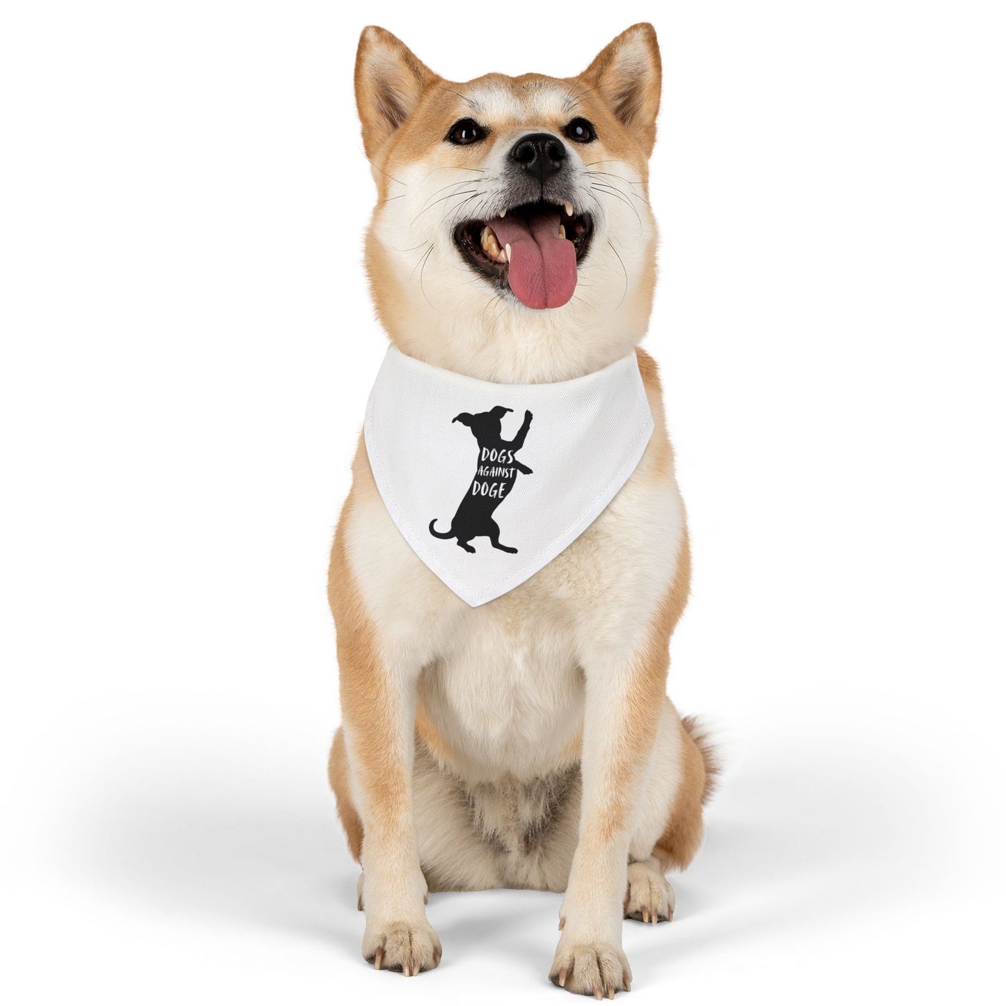 Wiener Dogs Against DOGE Pet Bandana Collar