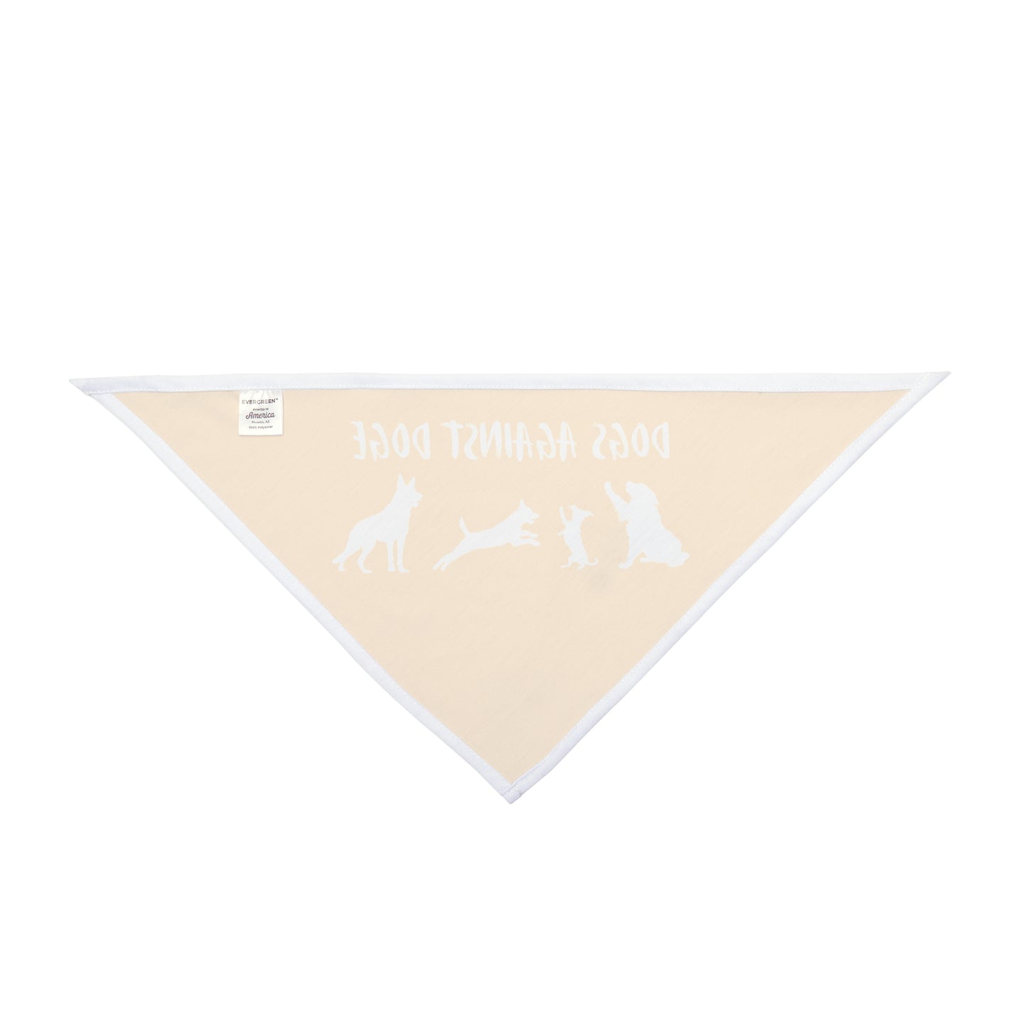 Yellow Protesting Pups Dogs Against DOGE Pet Bandana