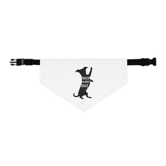 Wiener Dogs Against DOGE Pet Bandana Collar