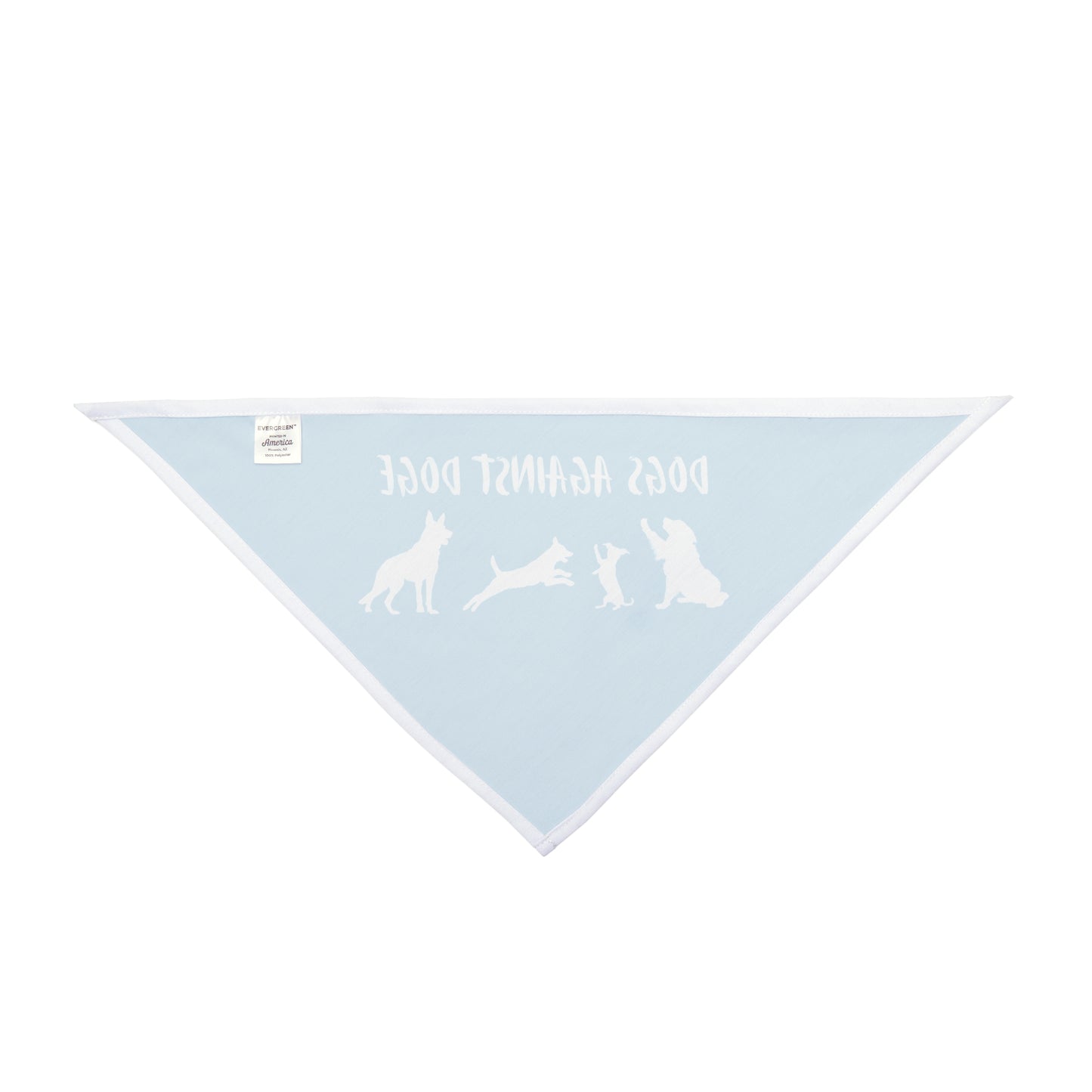 Turquoise Dogs Against DOGE Pet Bandana