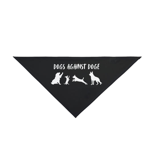 Black Protesting Pups Dogs Against DOGE Pet Bandana