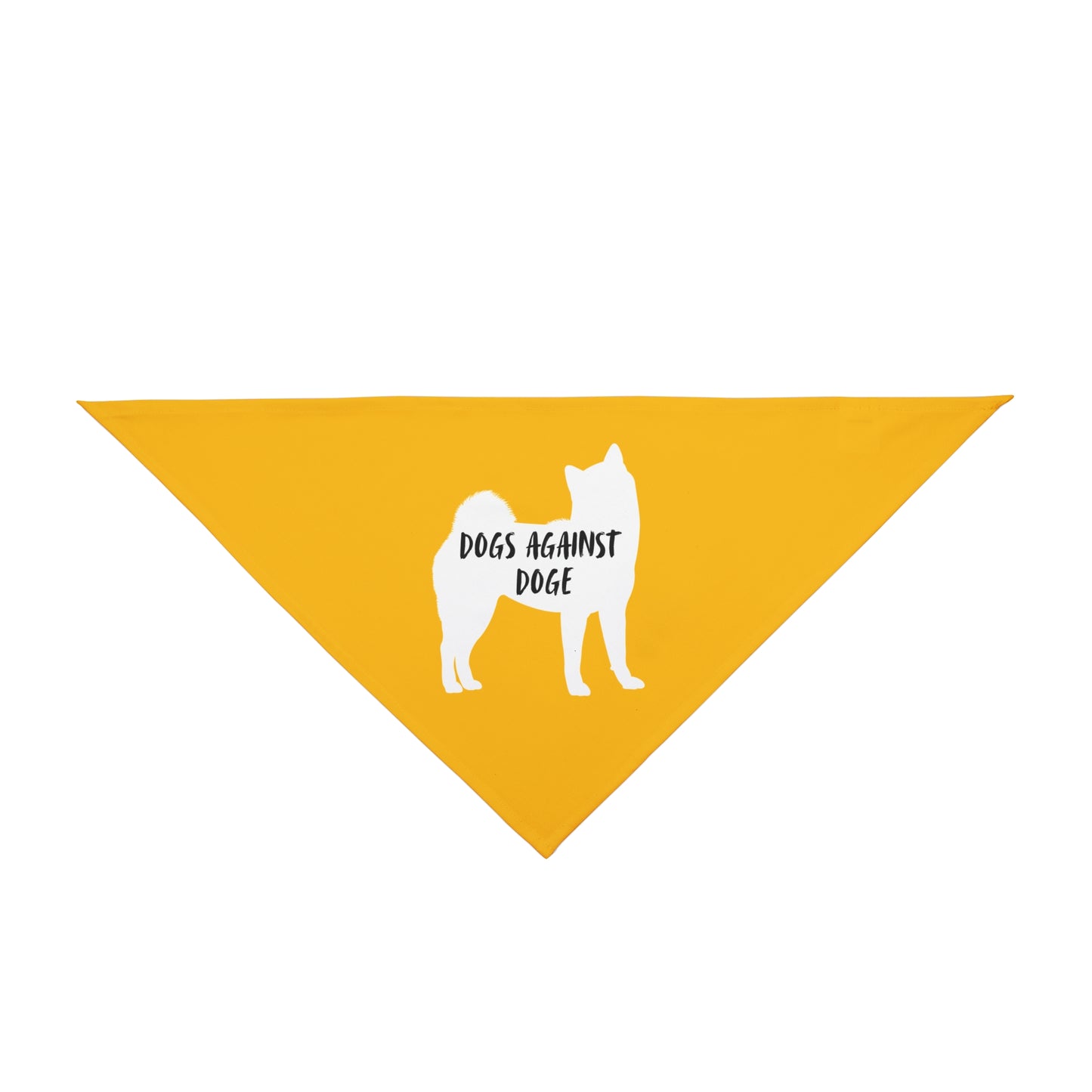 Yellow Shiba Inu Dogs Against DOGE Pet Bandana