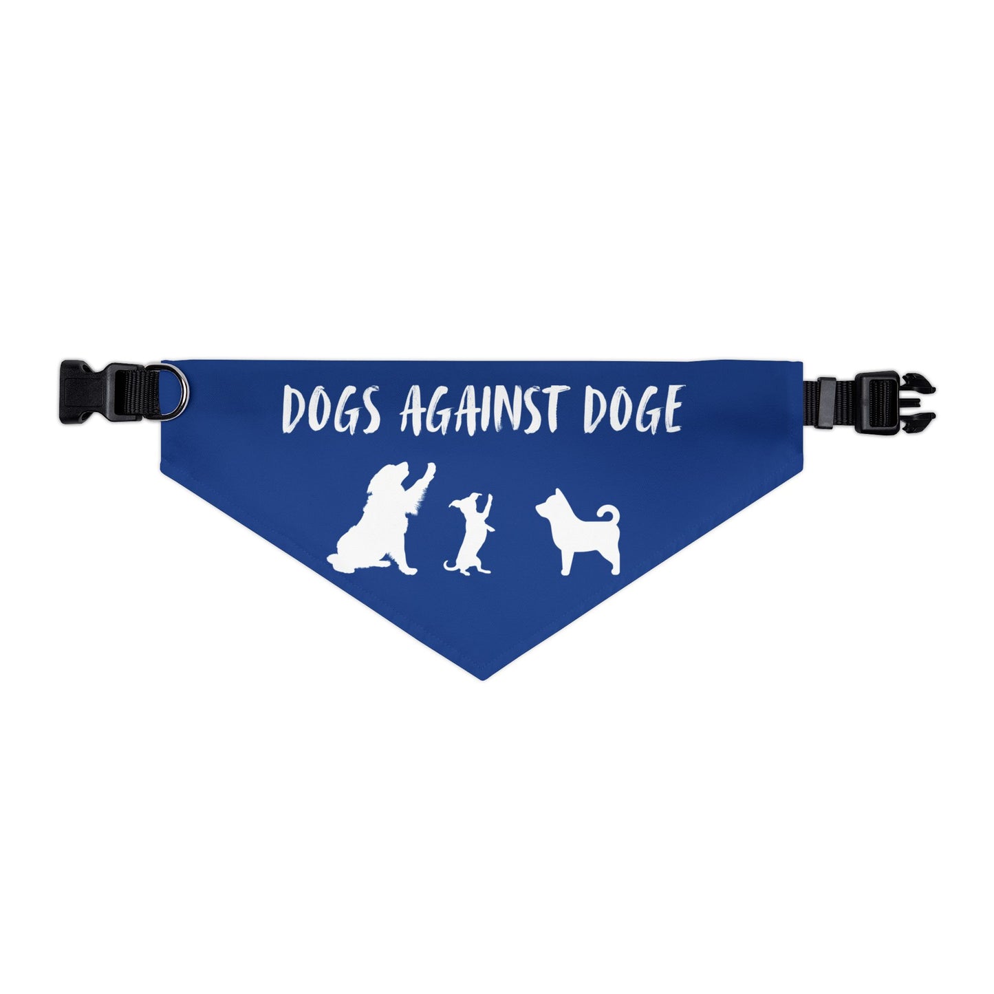 Blue Dogs Against DOGE "Stop the DOGE" Pet Bandana Collar